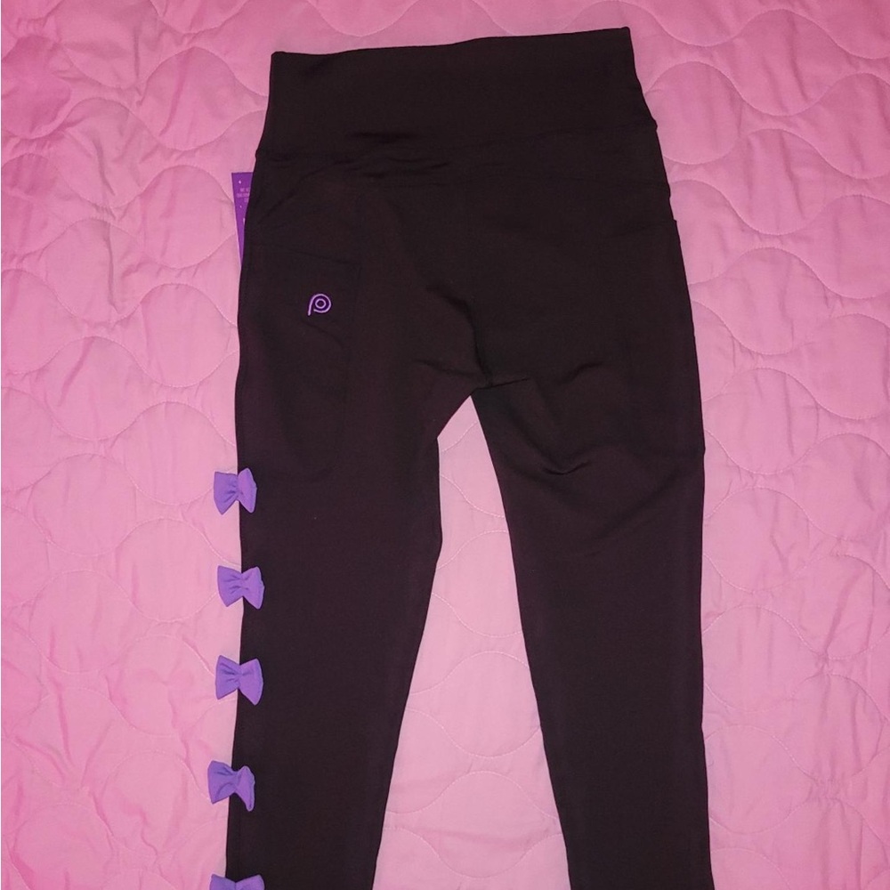 POPFIT leggings BOWI purple/lavender high rise full length Medium - Picture 2 of 11